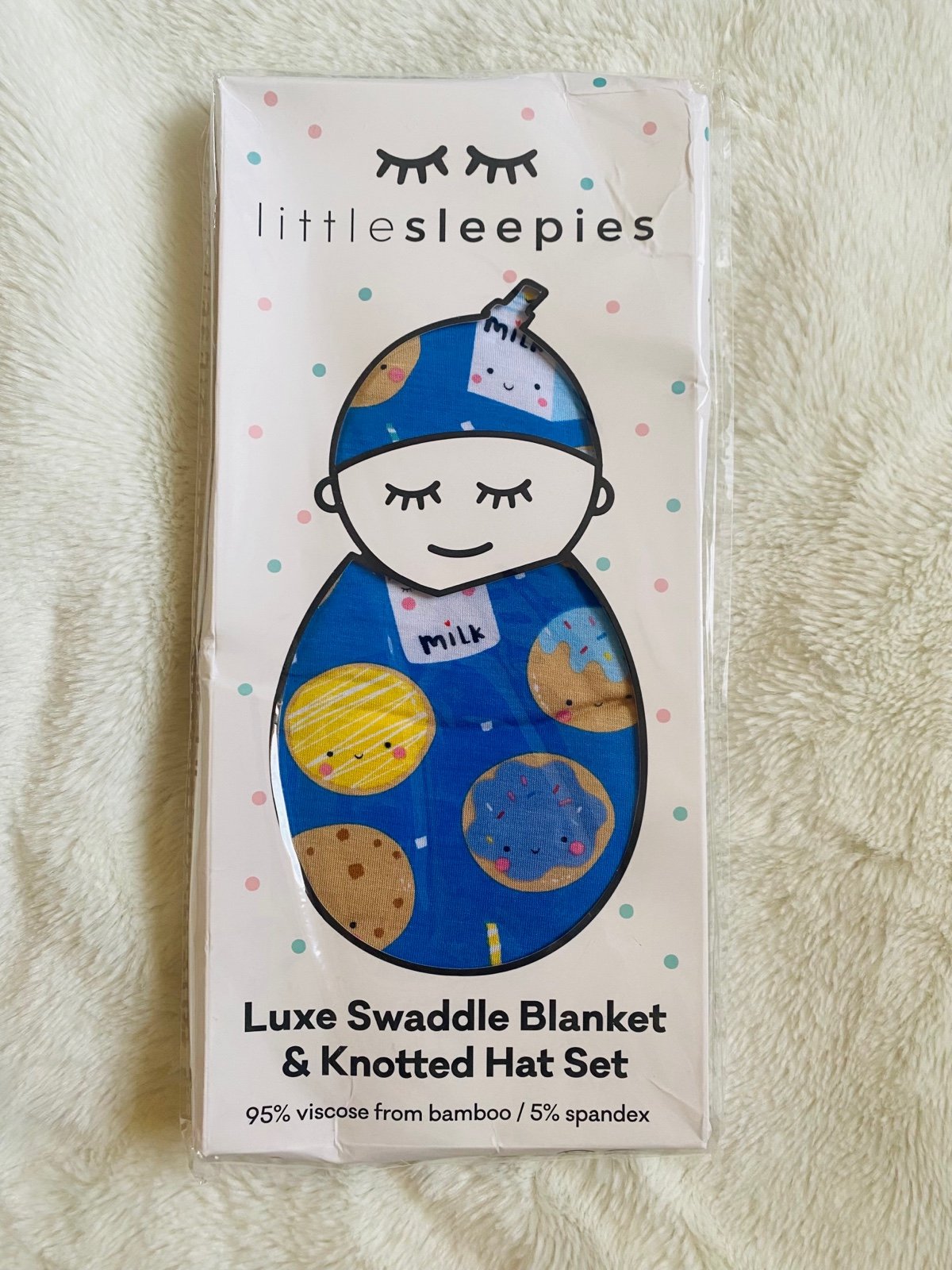 milk and cookies swaddle