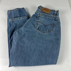 VTG 90s Levi's Jeans Men's 32x30* 560 Loose Tapered Blue Cotton Denim Tag 33x30