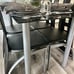 5 Piece Dining Table Set, 4 Dining Chairs and Glass Dining Table for Kitchen