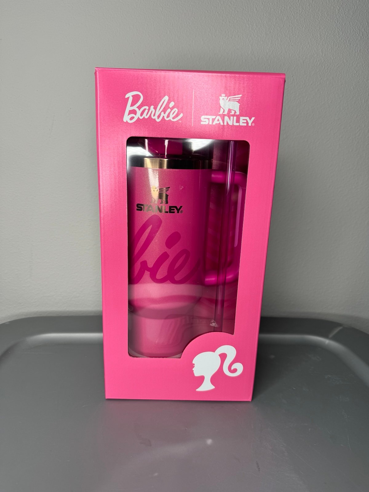 Limited Edition Barbie Icon Stanley Cup 40 oz Quencher Tumbler Pink H2.0 NEW