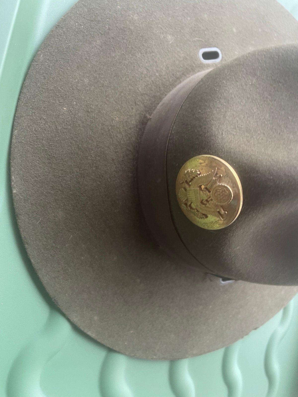 Vintage Felt Campaign Drill Instructor Hat