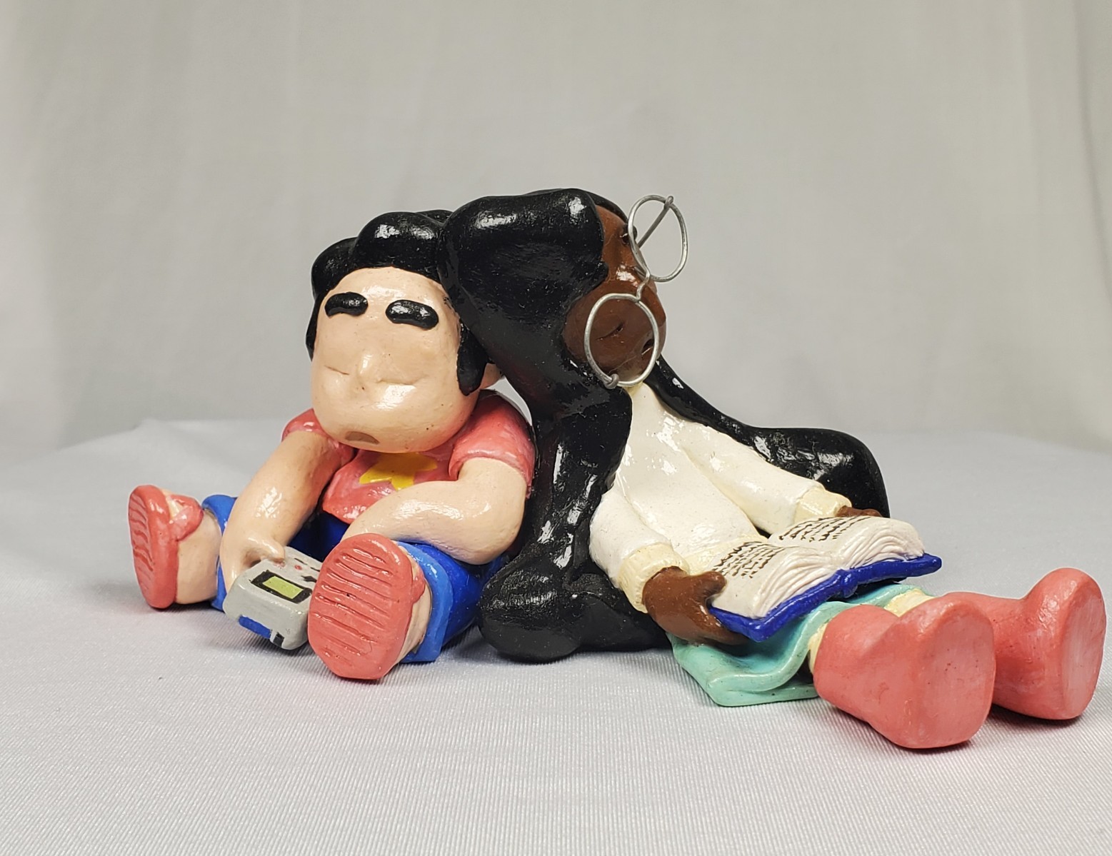 CUSTOM OOAK Sleepy Buddies Steven & Connie Sculpture Steven Universe