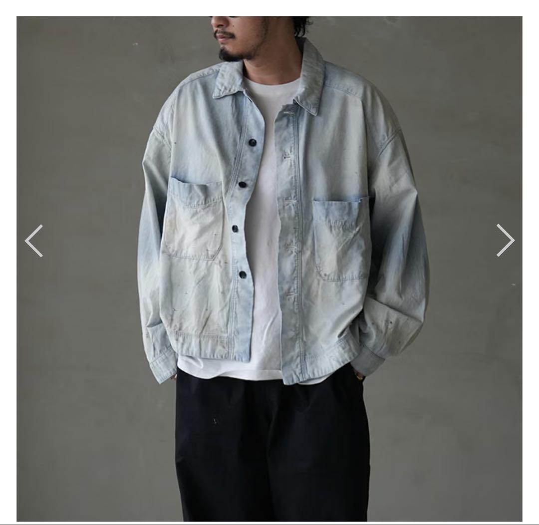 【50％OFF】 with new Brand tags, JACKET2. SHIRT CHAMBRAY 25ss ancellm ジャケット・アウター