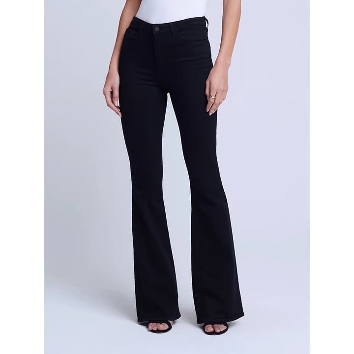 L’AGENCE BLACK VELVET FLARE JEANS SIZE 25 NEW