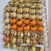: 53 beautiful Hand painted wooden vintage Macrame large folk art craft beads