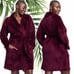 NEW M/L Victoria's Secret Short Cozy Robe in Kir