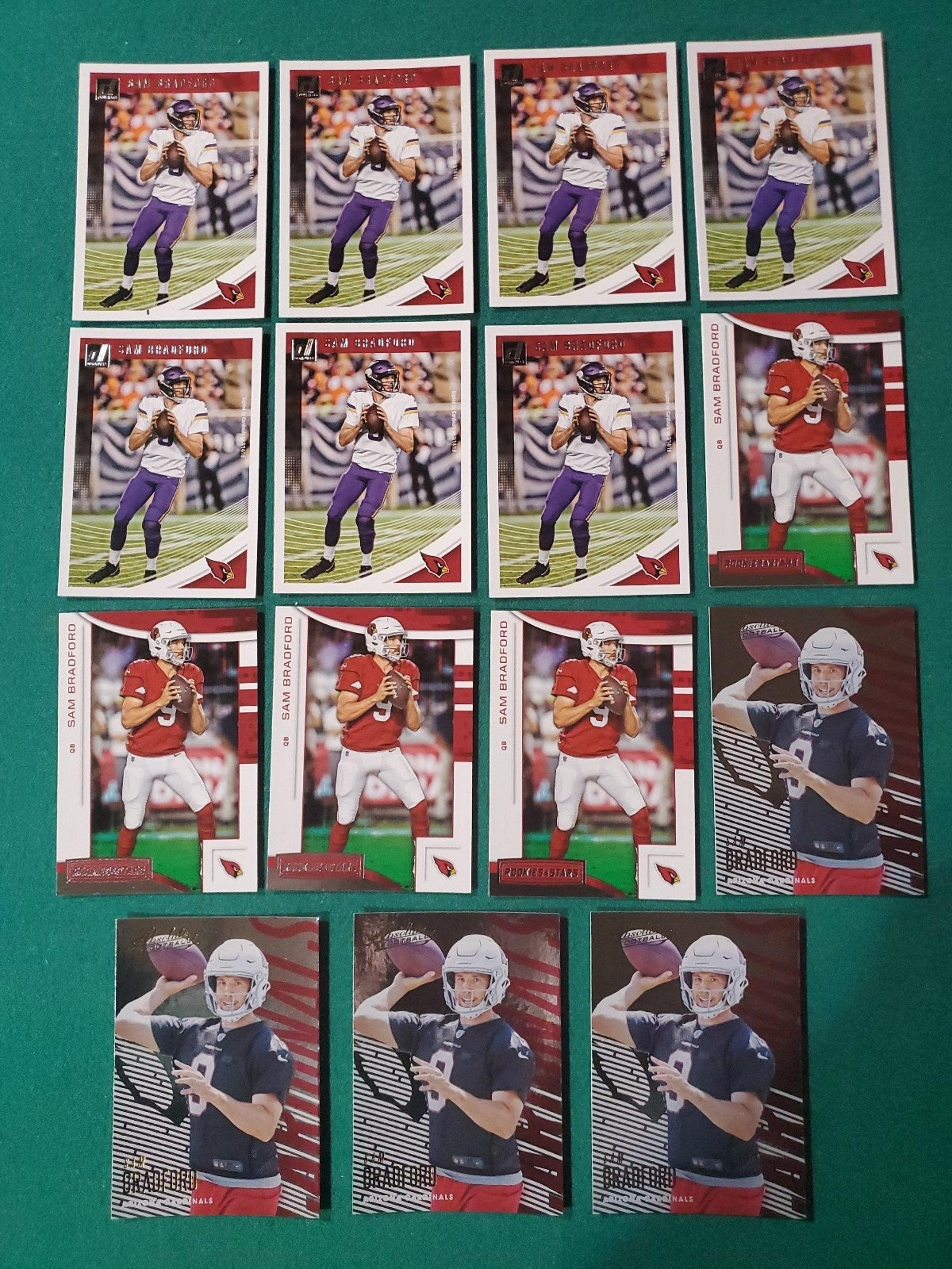 SAM BRADFORD LOT OF 15 PACK FRESH CARDS ARIZONA CARDINALS