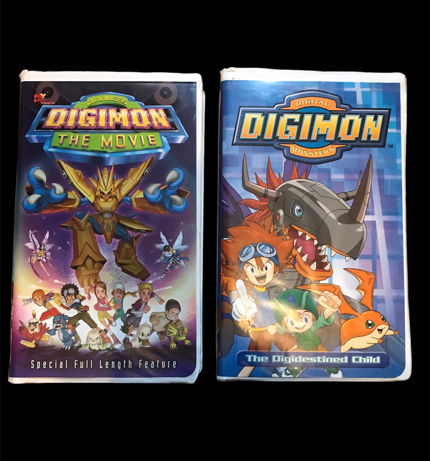 Digimon VHS with poster