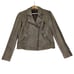 Lucky Brand Leather Moto Jacket Brown Women's Size Medium 100% Lamb Leather