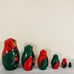 ** BEAUTIFUL** Nesting Dolls VINTAGE - EUC 4 MADE IN USSR