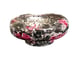 Vintage MCM McCoy Pottery Cascade Line Centerpiece Console Bowl in Scarlet 1961
