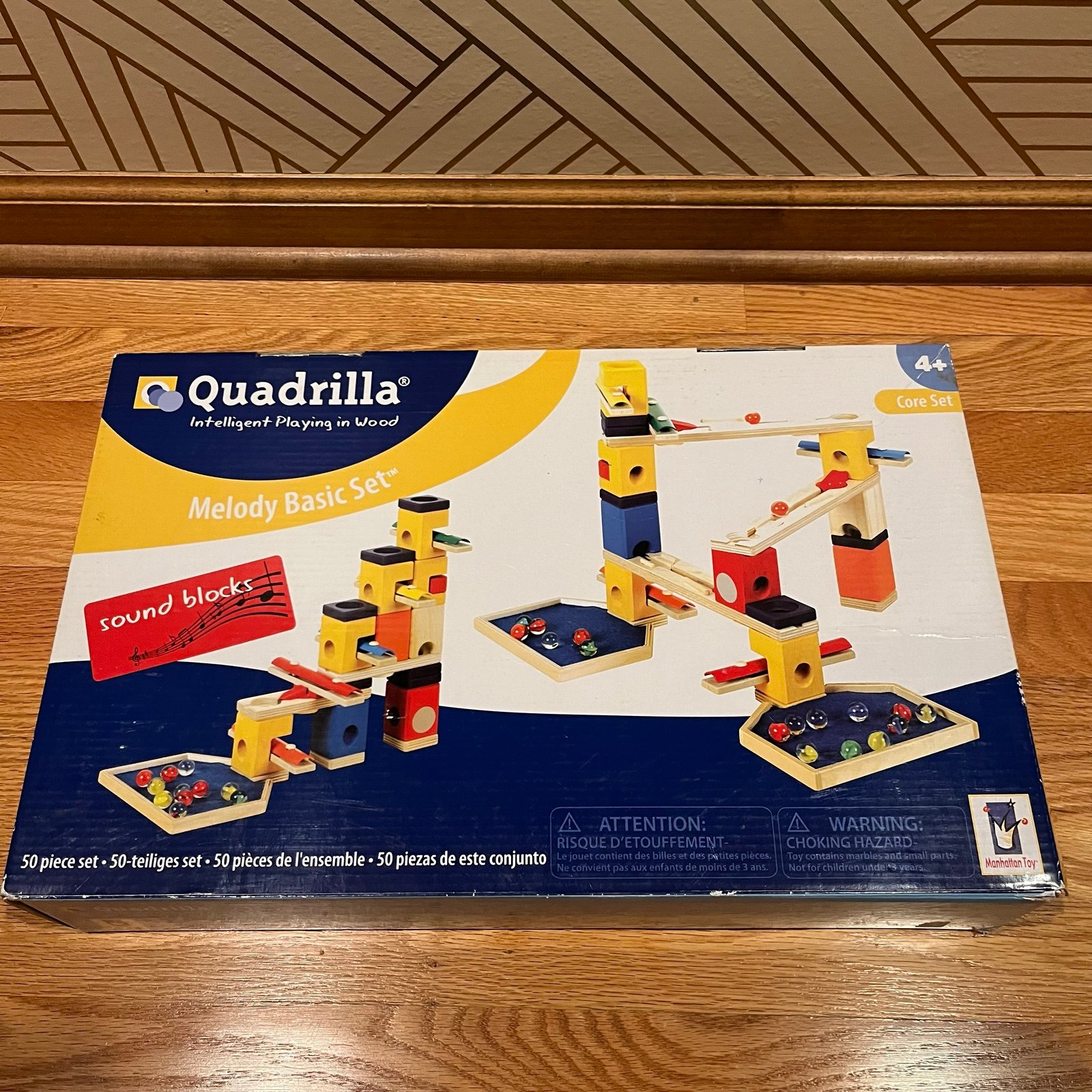 Quadrilla Manhattan Toy Wooden Music Sound Blocks Melody Basic Set