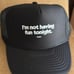 Lady Gaga Official Chromatica Ball Tour hat I’m not having fun tonight NEW