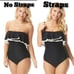 Coco Reef 14 One-piece 38/C Swimwear Agate Ruffle Removable Strap bathing suit