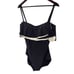 Coco Reef 14 One-piece 38/C Swimwear Agate Ruffle Removable Strap bathing suit