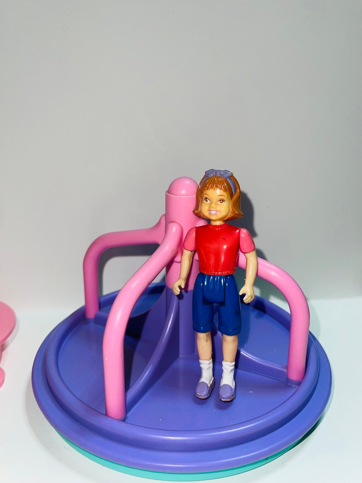 PLAYSKOOL Dollhouse BRUNETTE GIRL in PINK SHIRT Playschool for Loving Family