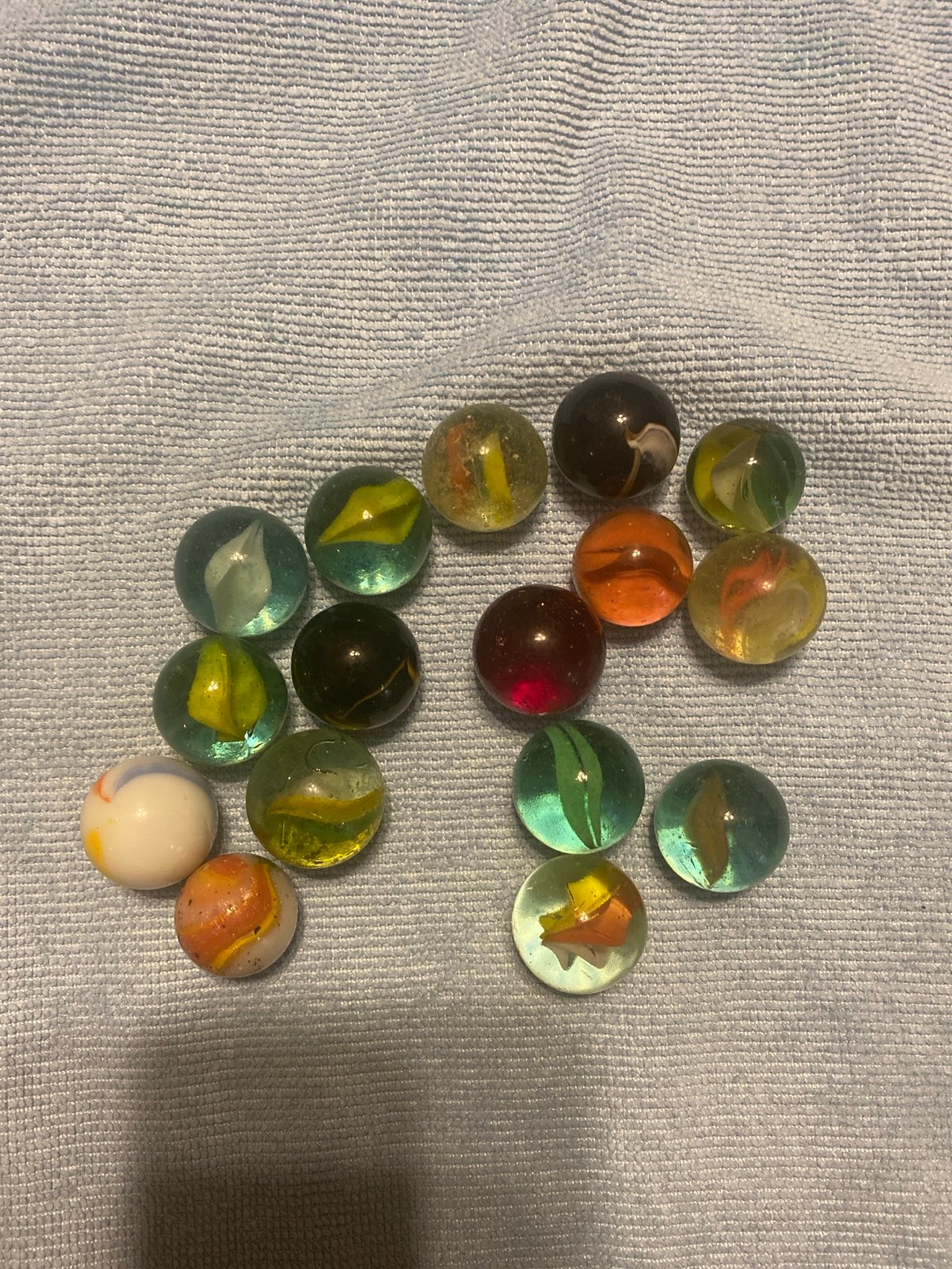 Vintage Marbles with Wheaton glass jar