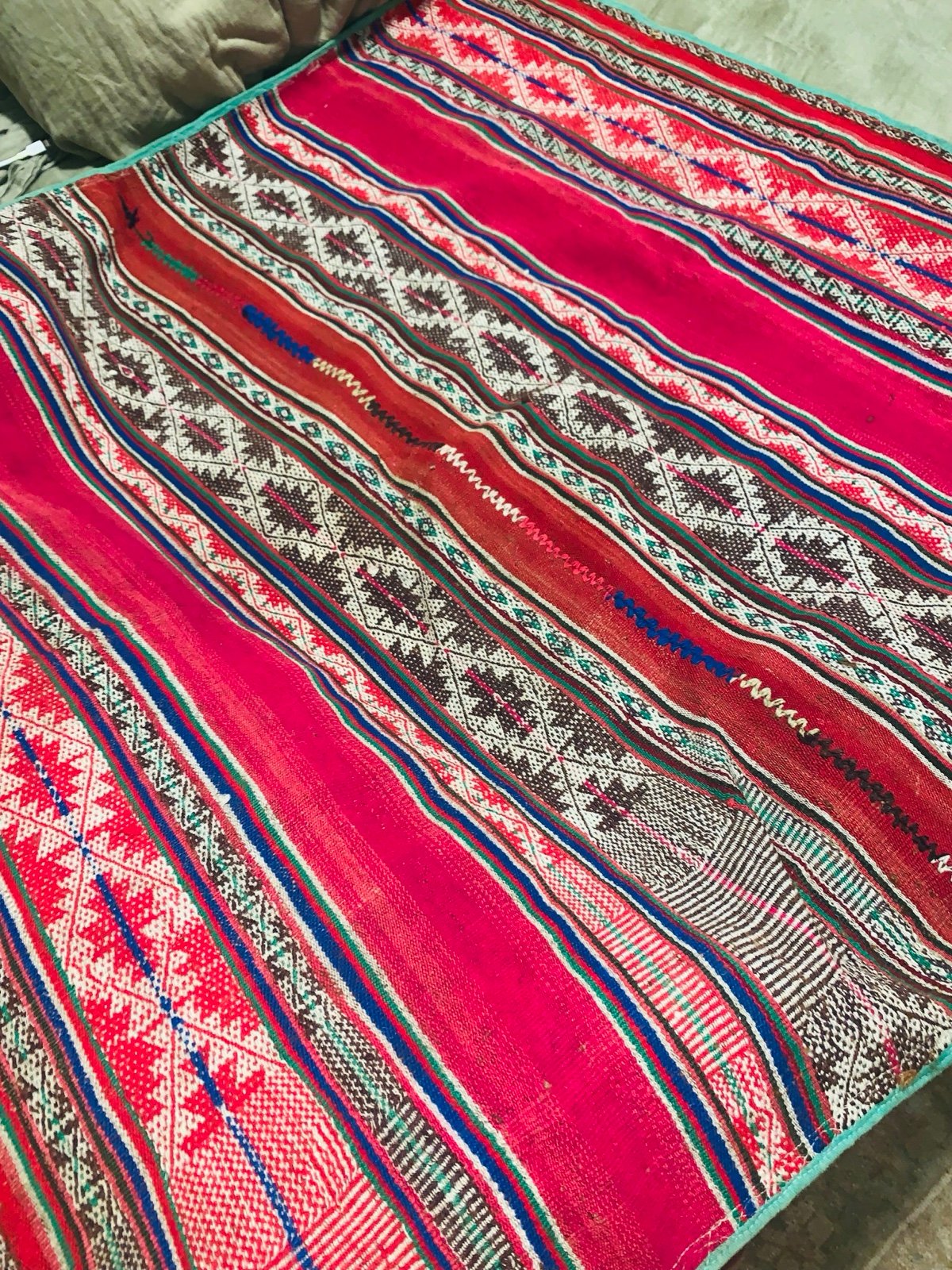 Vintage Peruvian Wool Textile