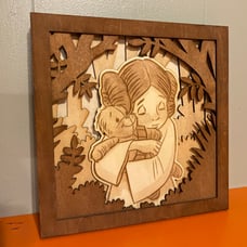 “We’ll Be Alright” (Wookiee the Chew) Wooden Wall Art by James Hance