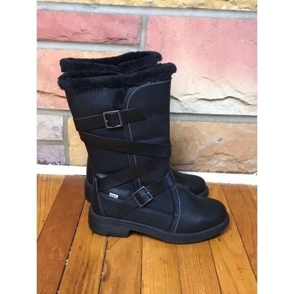 Totes Women's Black Diedre Winter Boots-