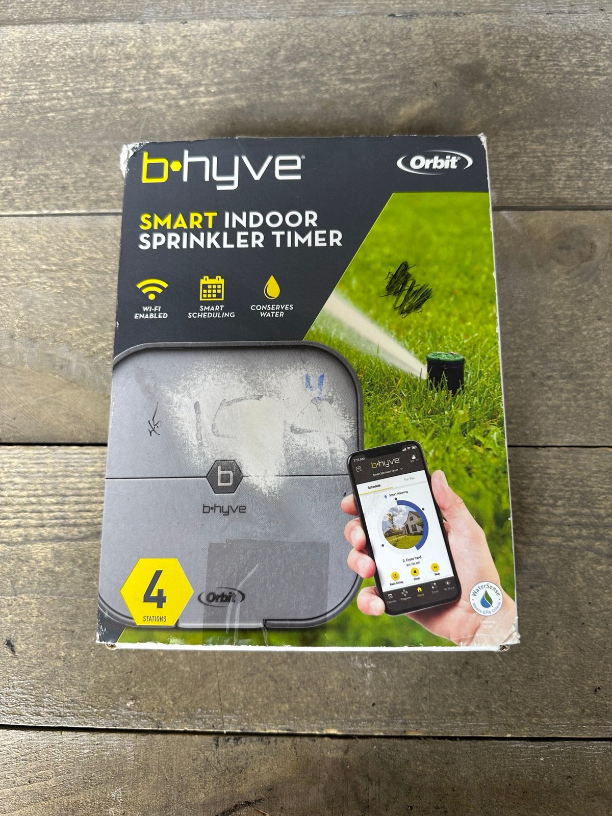 Orbit B-Hyve 4 Station Smart Wi-Fi Indoor Smart Water Sprinkler Timer 57915