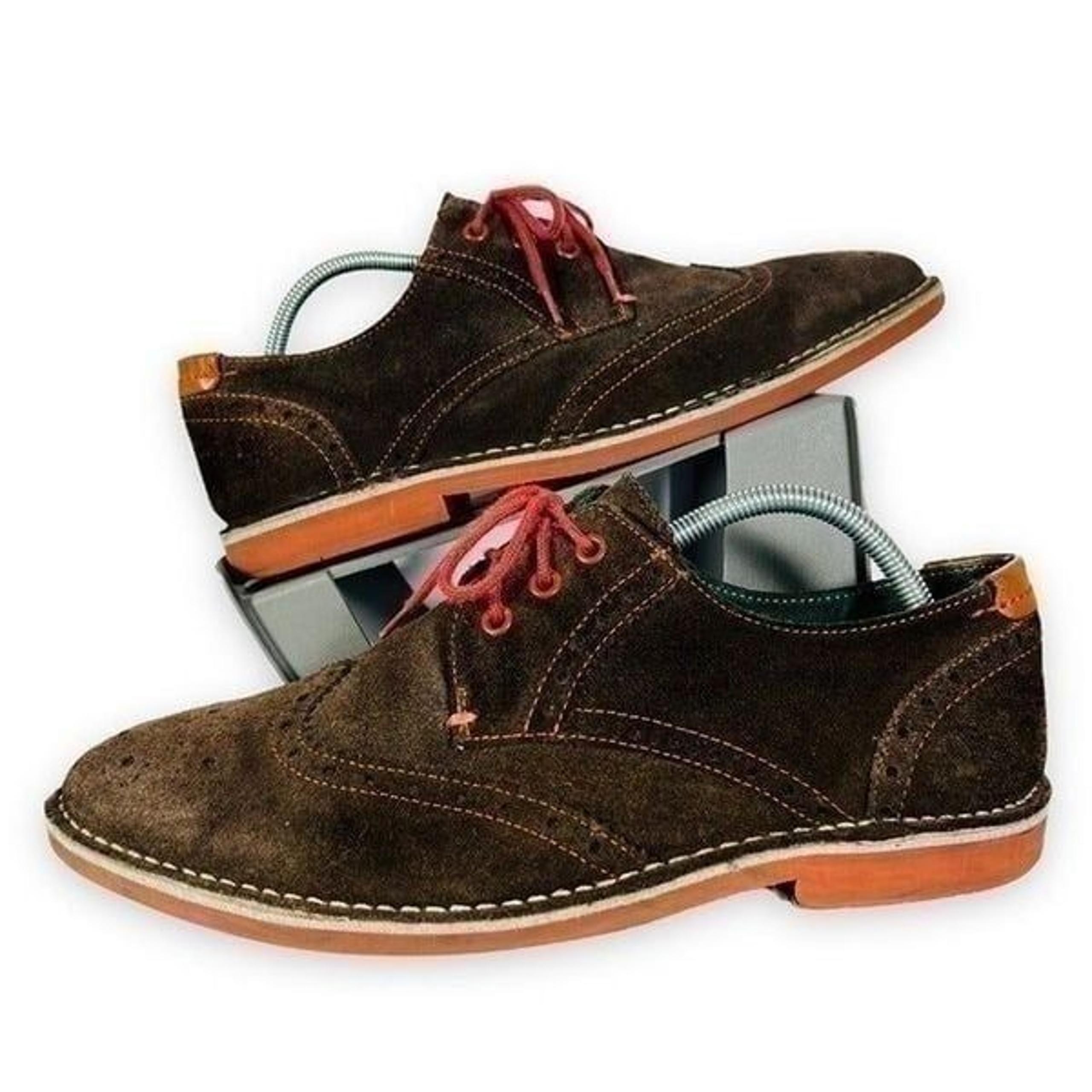 Ted Baker London Jamfro 2 Wingtip Oxfords Brown Suede Men's 10