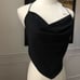 NWT Capulet Jayden Halter Neck Cami Open Back Handkerchief Black S