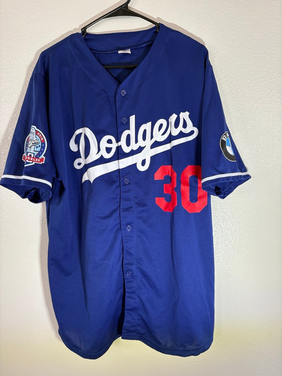Los Angeles Dodgers Dave Roberts SGA Jersey sz XL