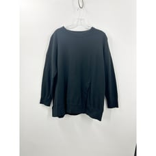 Vintage Zucca Black Oversized Asymmetrical Pullover Sweatshirt M