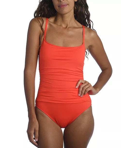 La Blanca Island Goddess One-Piece Swimsuit in Paprika