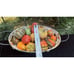 17” Wire Basket Harvest Thanksgiving Pumpkins Fall Leaves With Fake Gords