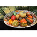 17” Wire Basket Harvest Thanksgiving Pumpkins Fall Leaves With Fake Gords