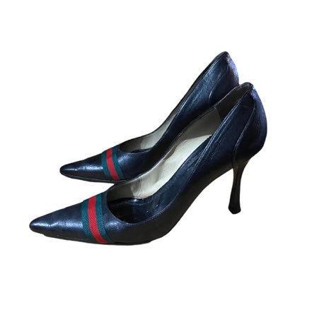 Gucci shoes heels pumps black luxury designer
