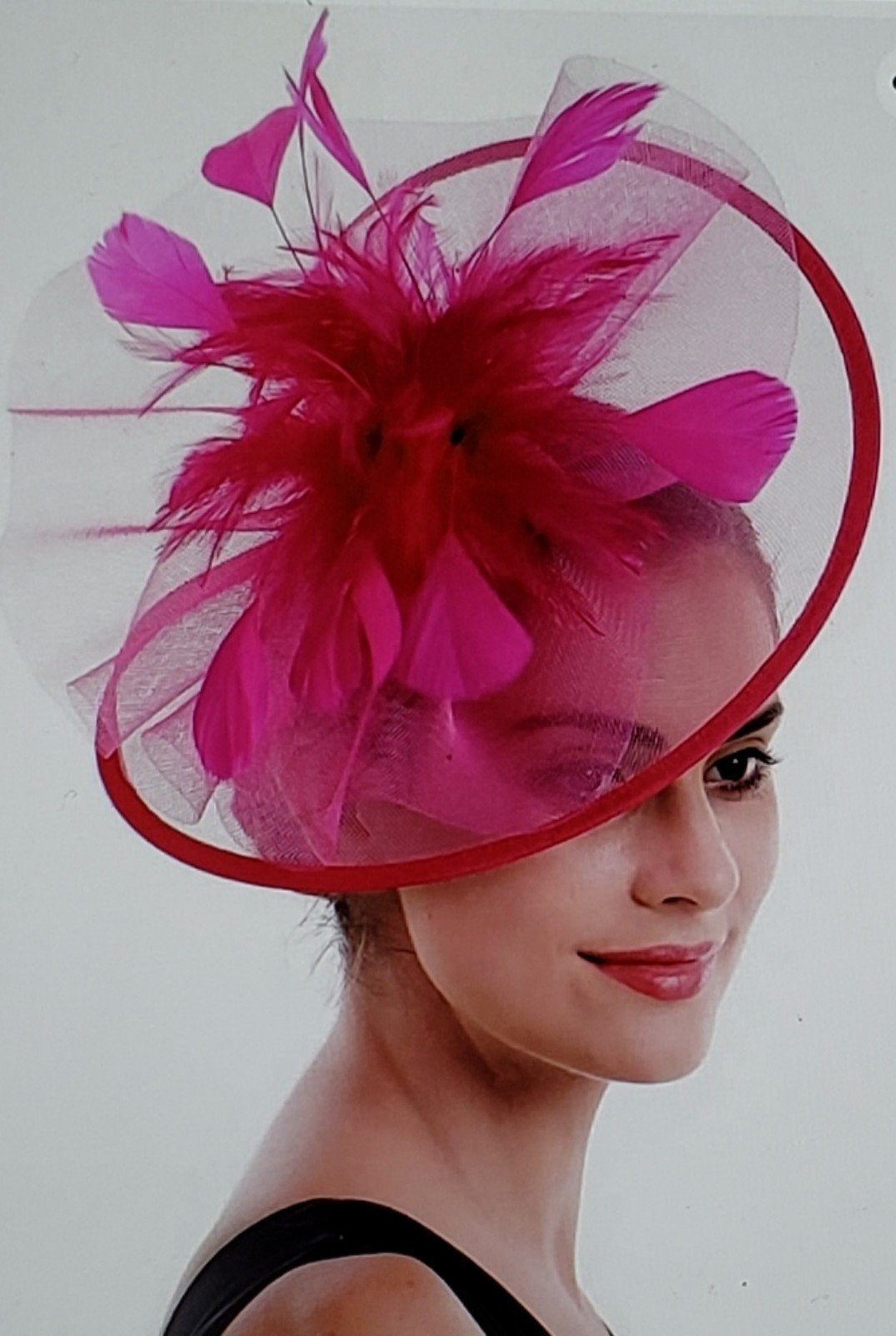NEW! Hot Pink Kentucky Derby Hat