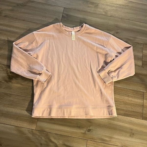 Lululemon Light Pink Athletic Workout Crewneck Women 10