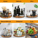 Turntable Organizer for Cabinet Pantry Kitchen Countertop Refrigerator Organizer