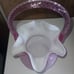 Fenton glass basket