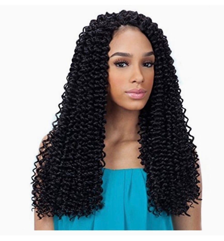 FreeTress Braid - Synthetic Hair Pre-Loop Cochet Water Wave 16” Color 2 5 packs