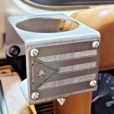 Puerto Rican Flag Cup holder for Jeep Wrangler YJ STEEL -single