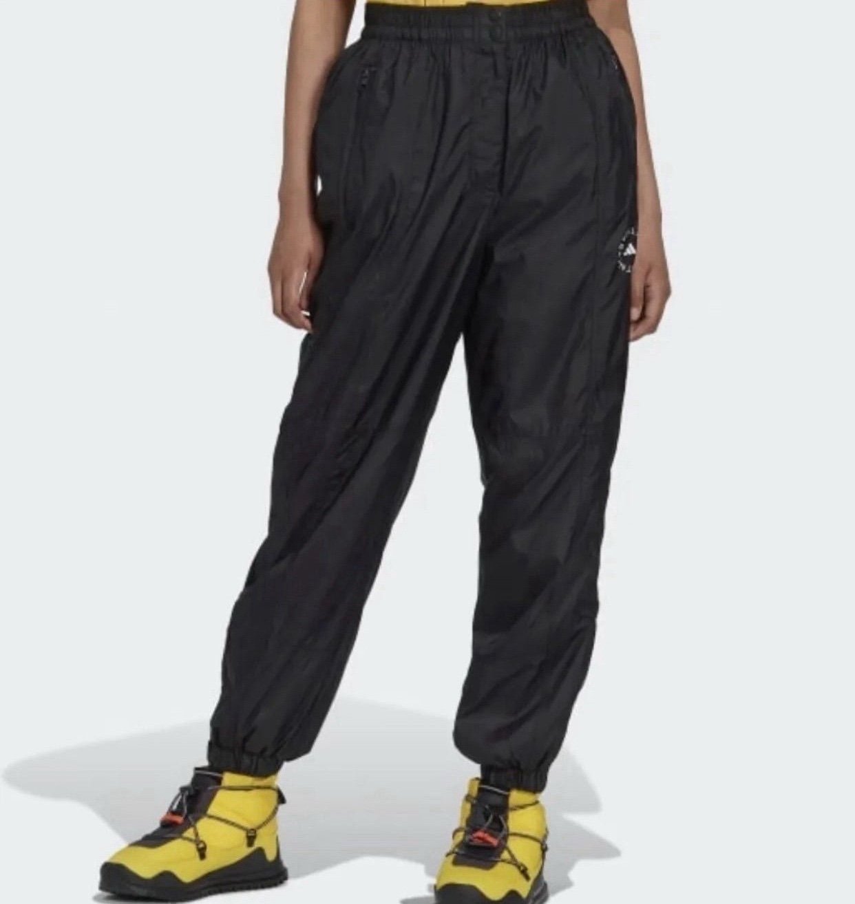 Adidas by Stella McCartney Lined Woven Pants Black Women Sz L