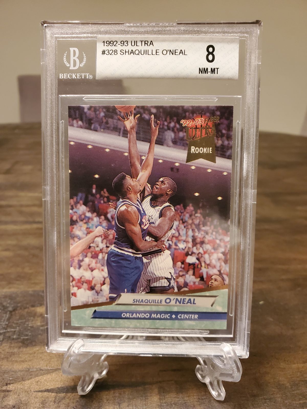 1992 Shaquille O'Neal Rookie BGS 8