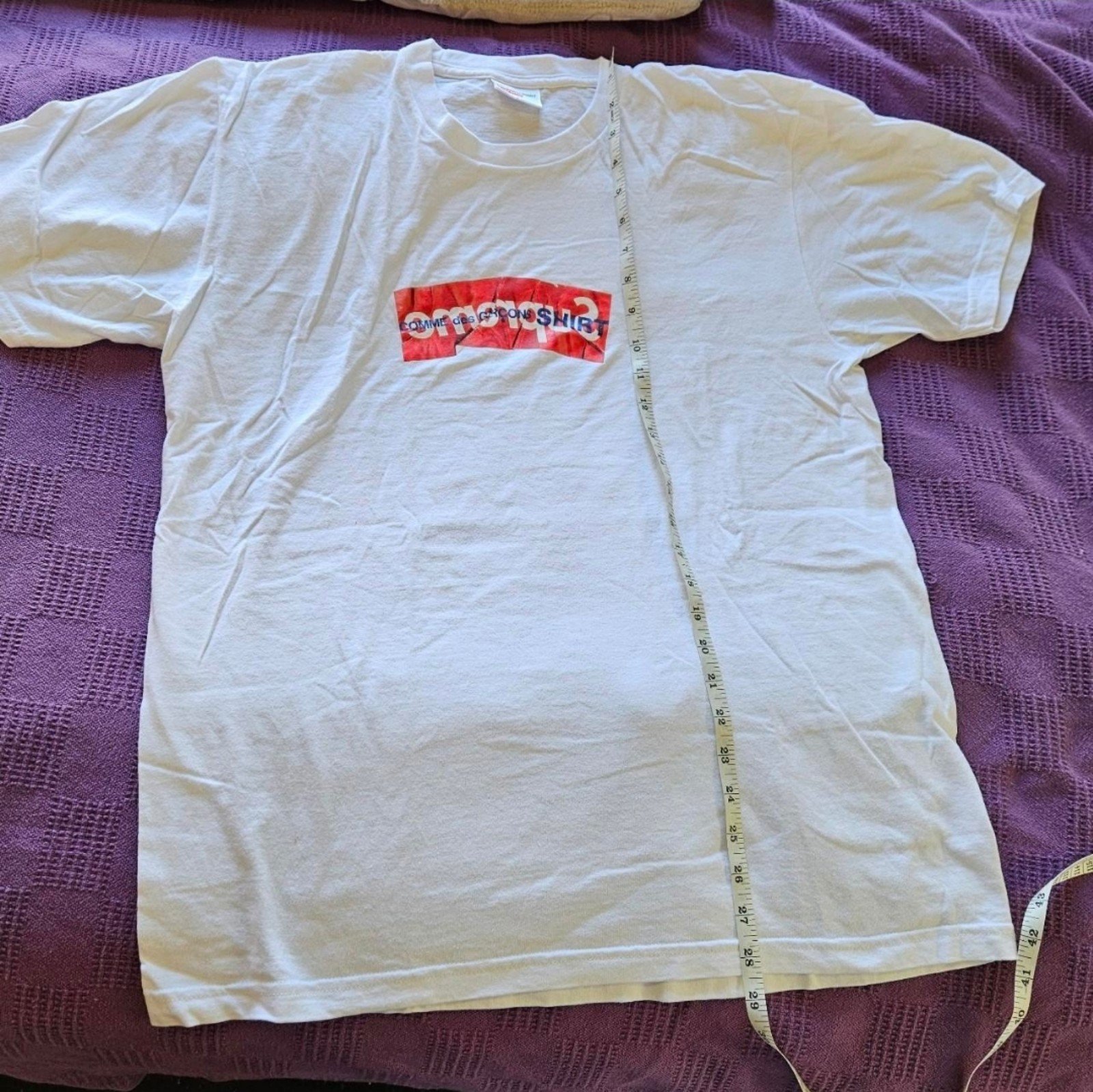 Supreme x COMME des GARCONS SHIRT SS17 Box Logo Tee 白 s-l400.jpg