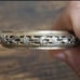 Beautiful Vintage 1950's Whiting & Davis Two Tone Leaf Scroll Design Bracelet