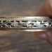 Beautiful Vintage 1950's Whiting & Davis Two Tone Leaf Scroll Design Bracelet
