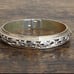 Beautiful Vintage 1950's Whiting & Davis Two Tone Leaf Scroll Design Bracelet