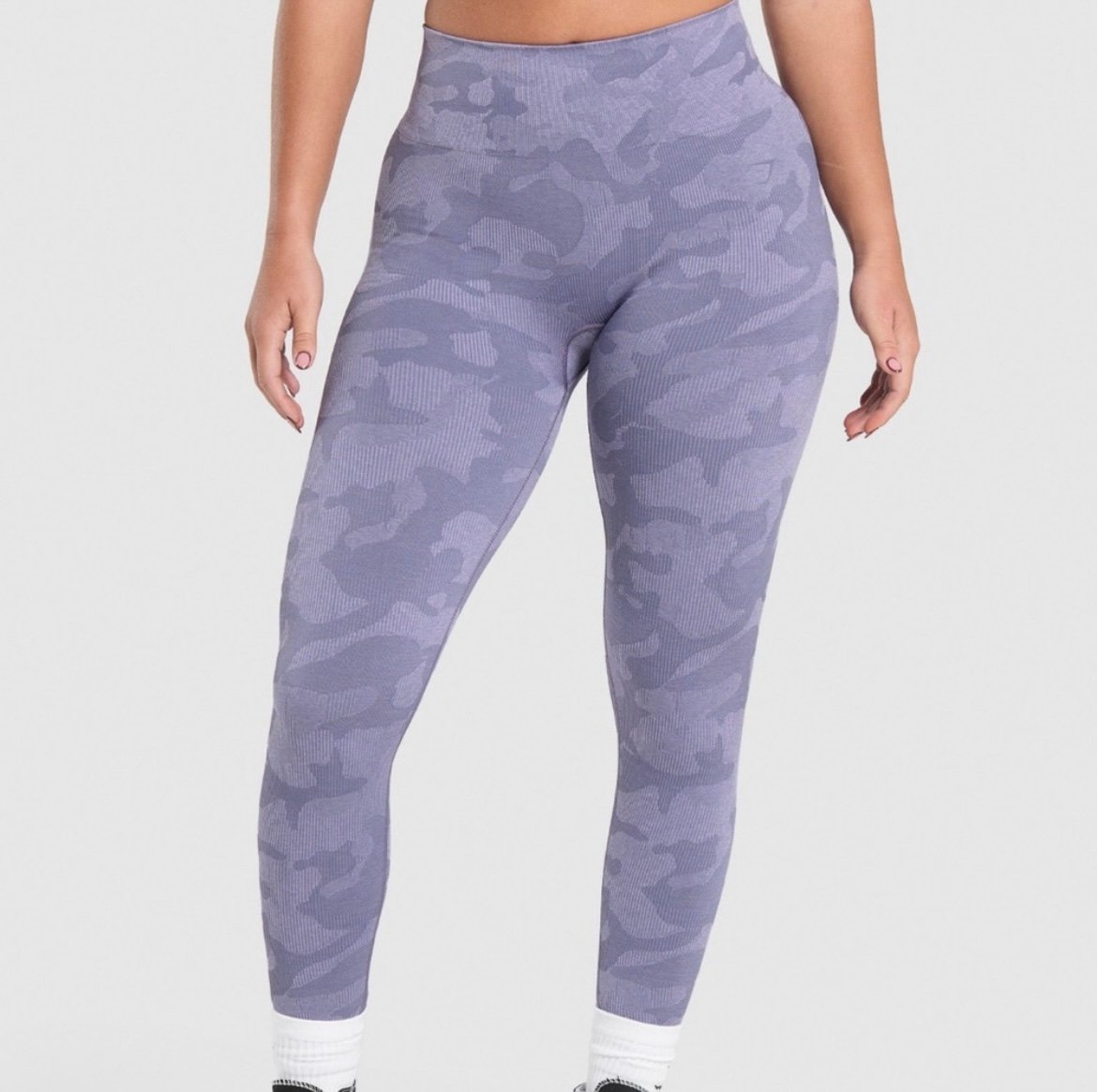 GYMSHARK X DIANA Adapt Camo Leggings Dewberry Purple/Powdered Lilac