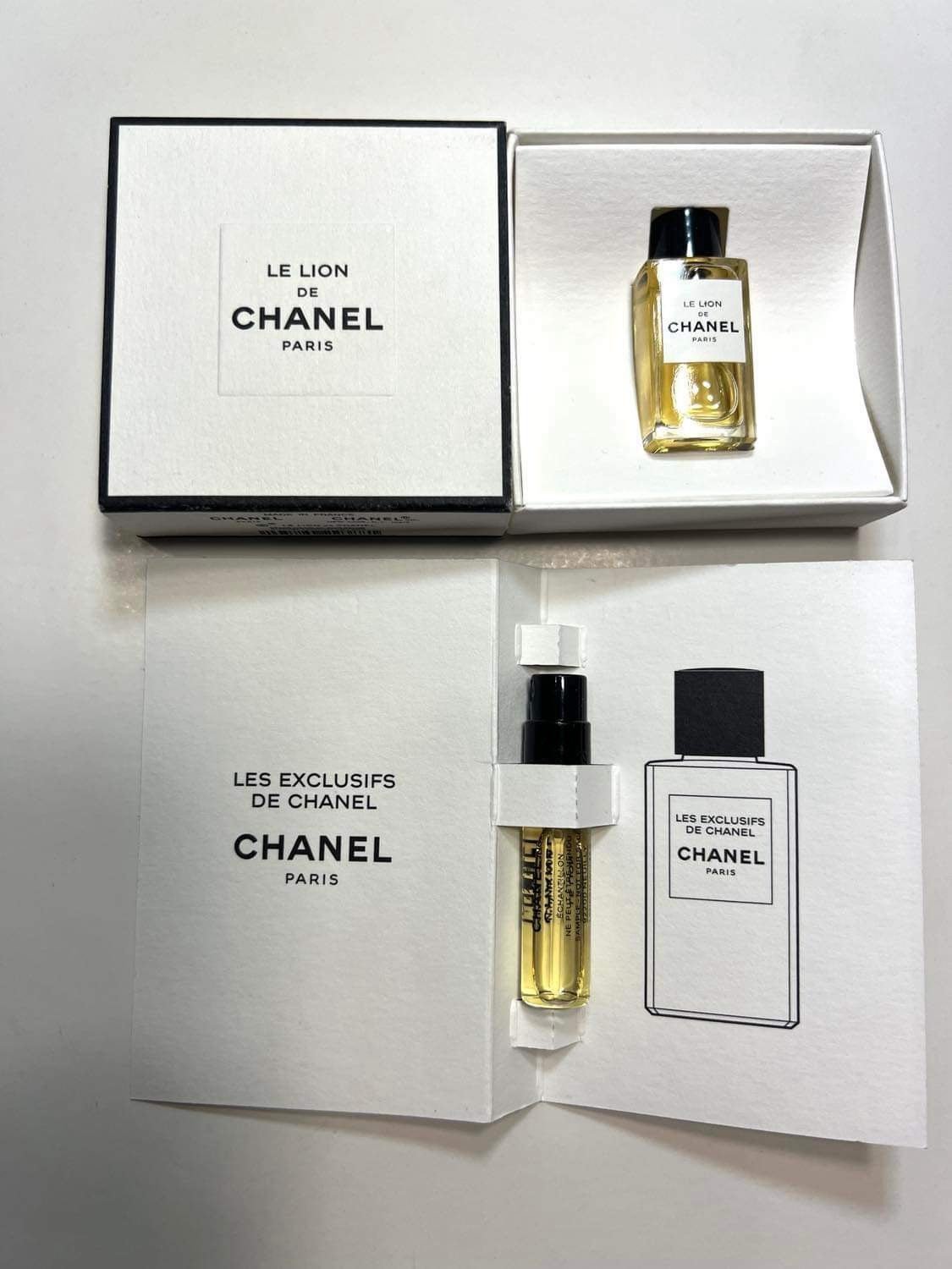 Chanel Le Lion Les Exclusifs Eau De Parfum 4ML Mini Splash Bottle &Spray 1.5 ML