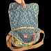 FOSSIL Key-per Coated Canvas Floral Multi-Color Travel/diaper/Laptop Bag