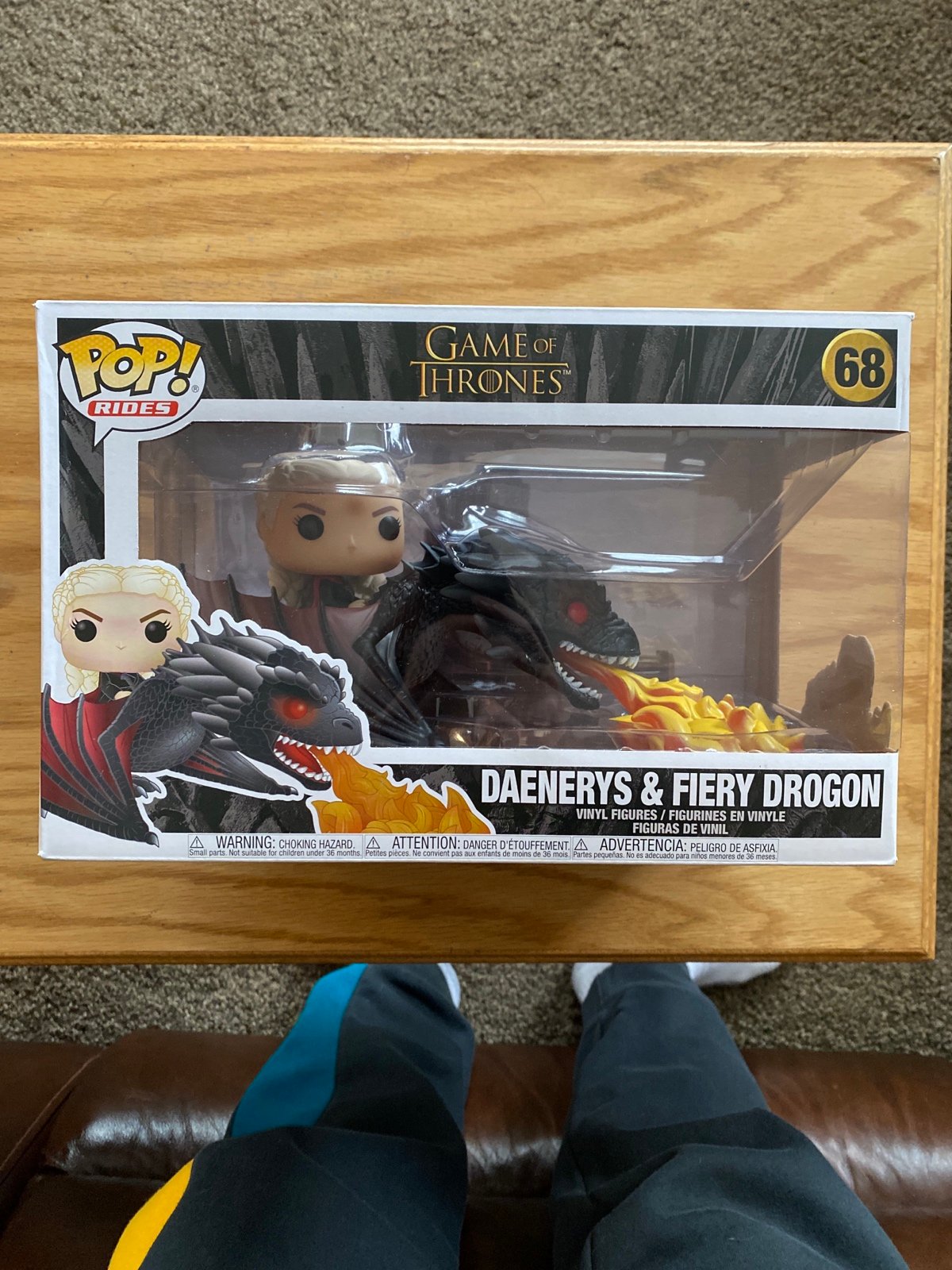 Funko Pop Game of Thrones DAENERYS TARGARYEN AND FIERY DROGON 68