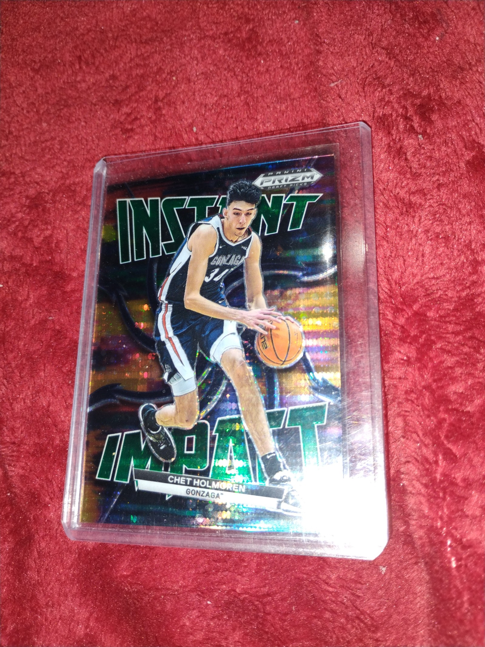 2022-23 Panini Prizm Draft Picks Chet Holmgren Instant Impact Ssp /25